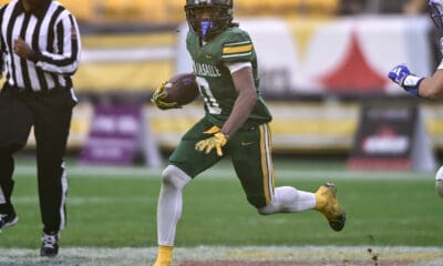 Khalil Taylor in the Class 2A WPIAL title game. Nov. 23, 2024 / Ed Thompson. PSN.