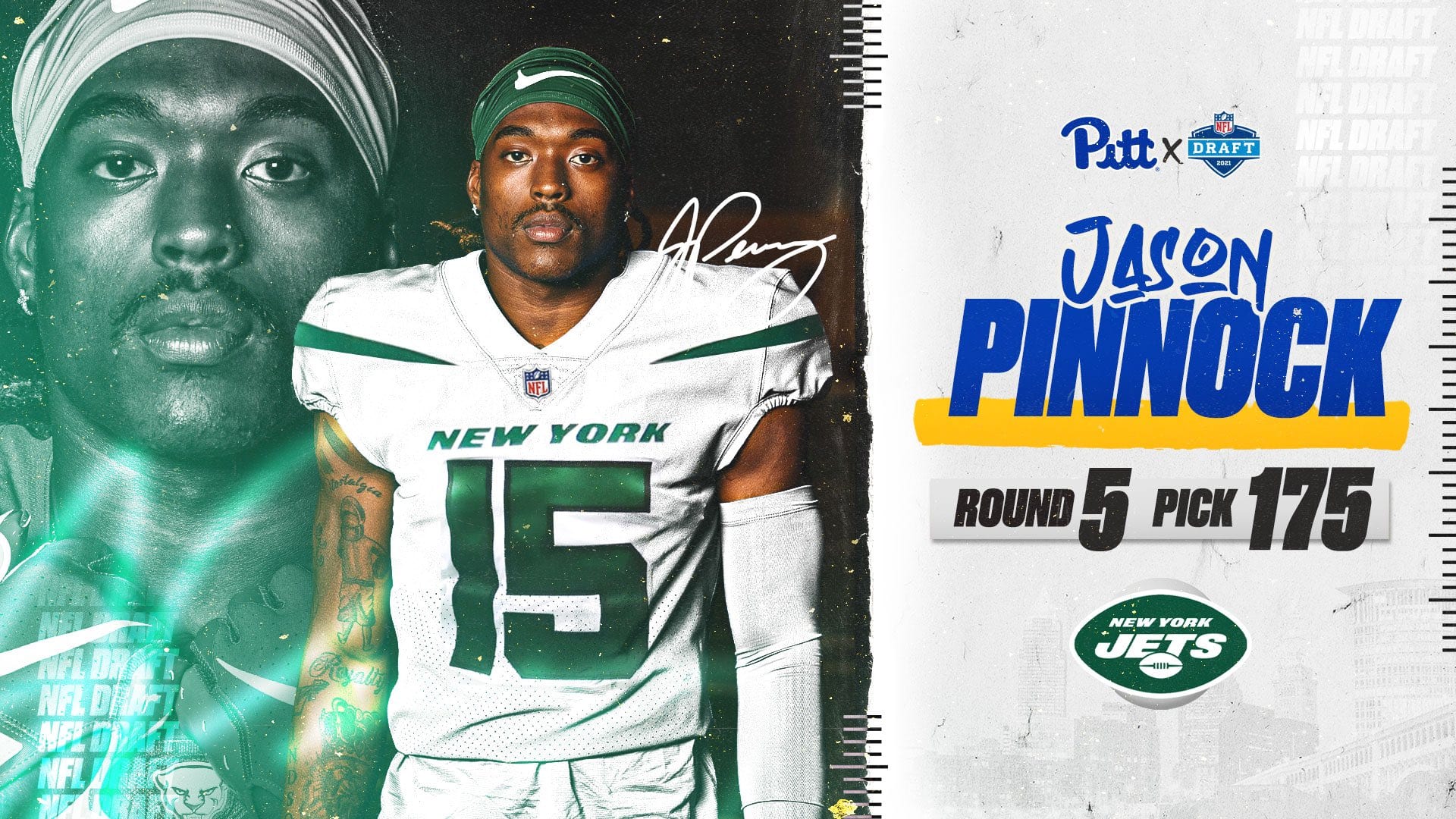 Pitt CB Jason Pinnock Drafted in 5th Round by NY Jets - Pittsburgh Sports  Now