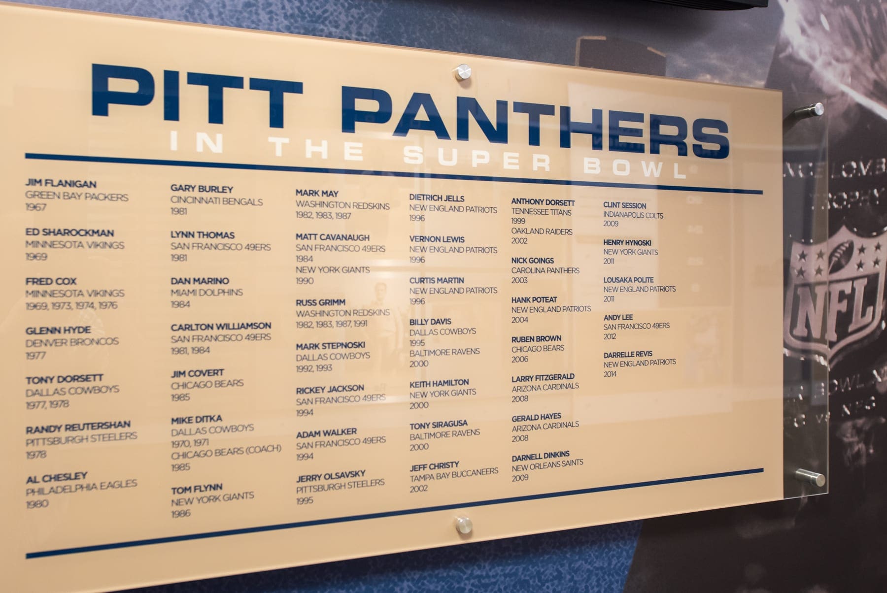 Pitt Panthers in the Super Bowl (Photo credit: Dave DiCello)