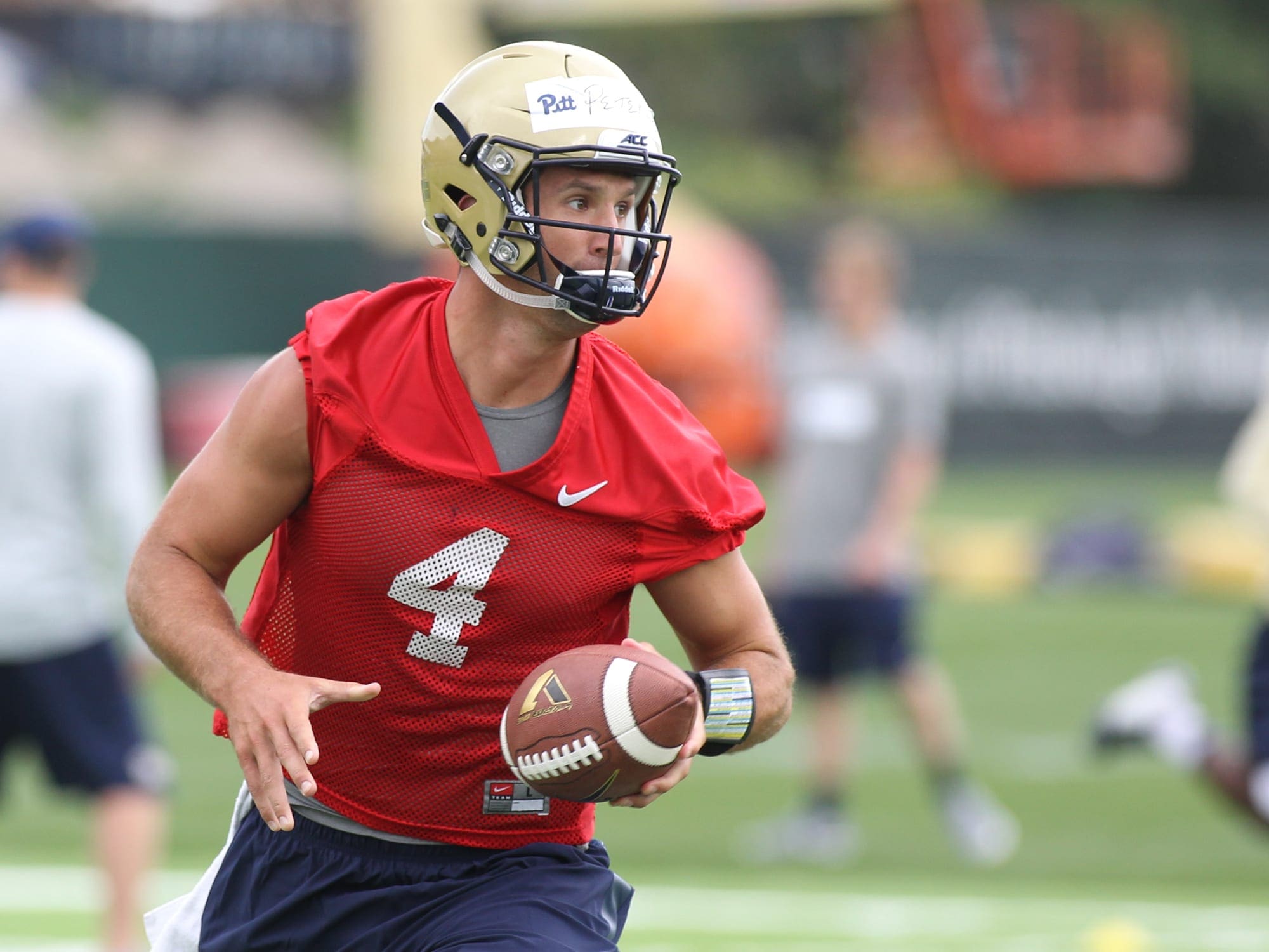 Nathan Peterman during the first practice of the season (Photo credit: David Hague)