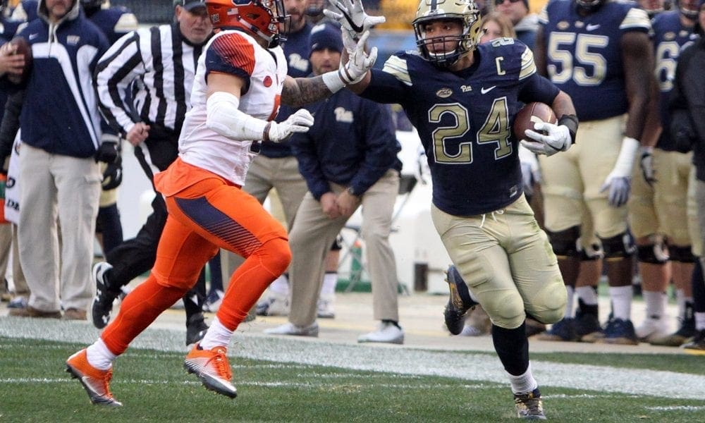 Former Pitt running back James Conner.