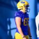 Pitt tight end Josh Altsman during spring camp on March 11, 2025 -- Ed Thompson / PSN.