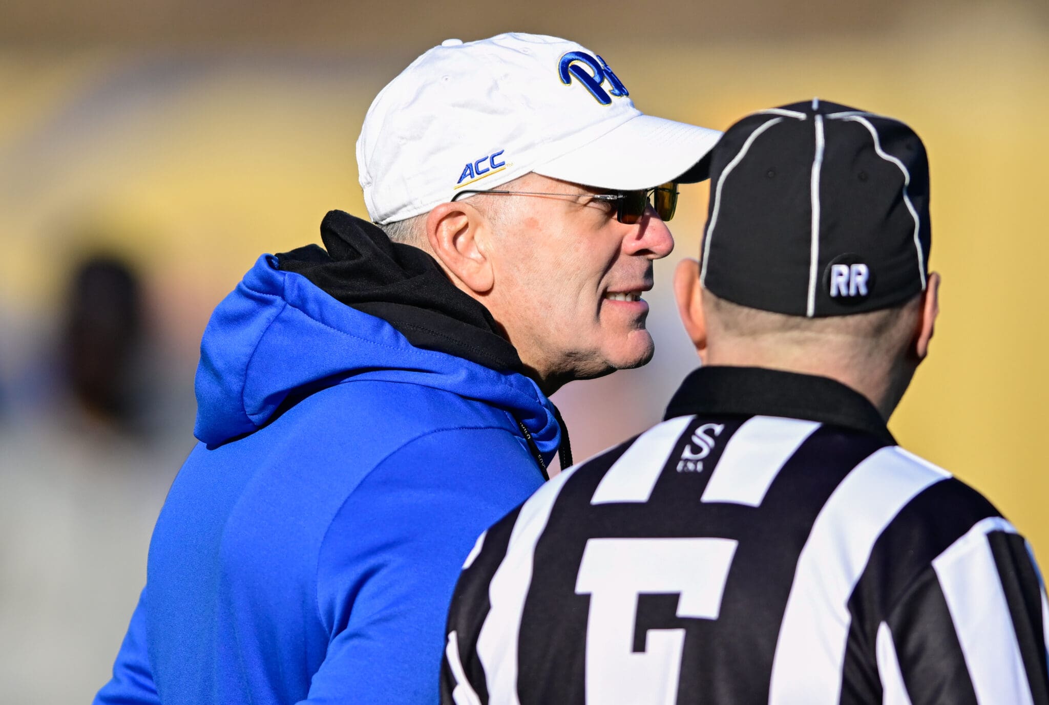 Pitt head coach Pat Narduzzi at spring practice. March 11, 2025 / Ed Thompson. PSN.