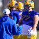 Pitt offensive lineman Jackson Brown. March 11, 2025 -- Ed Thompson / PSN