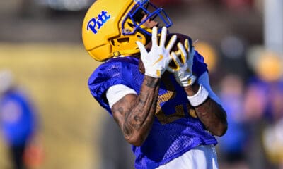 Pitt wide receiver Zion Fowler-El. March 11, 2025 / Ed Thompson. PSN.