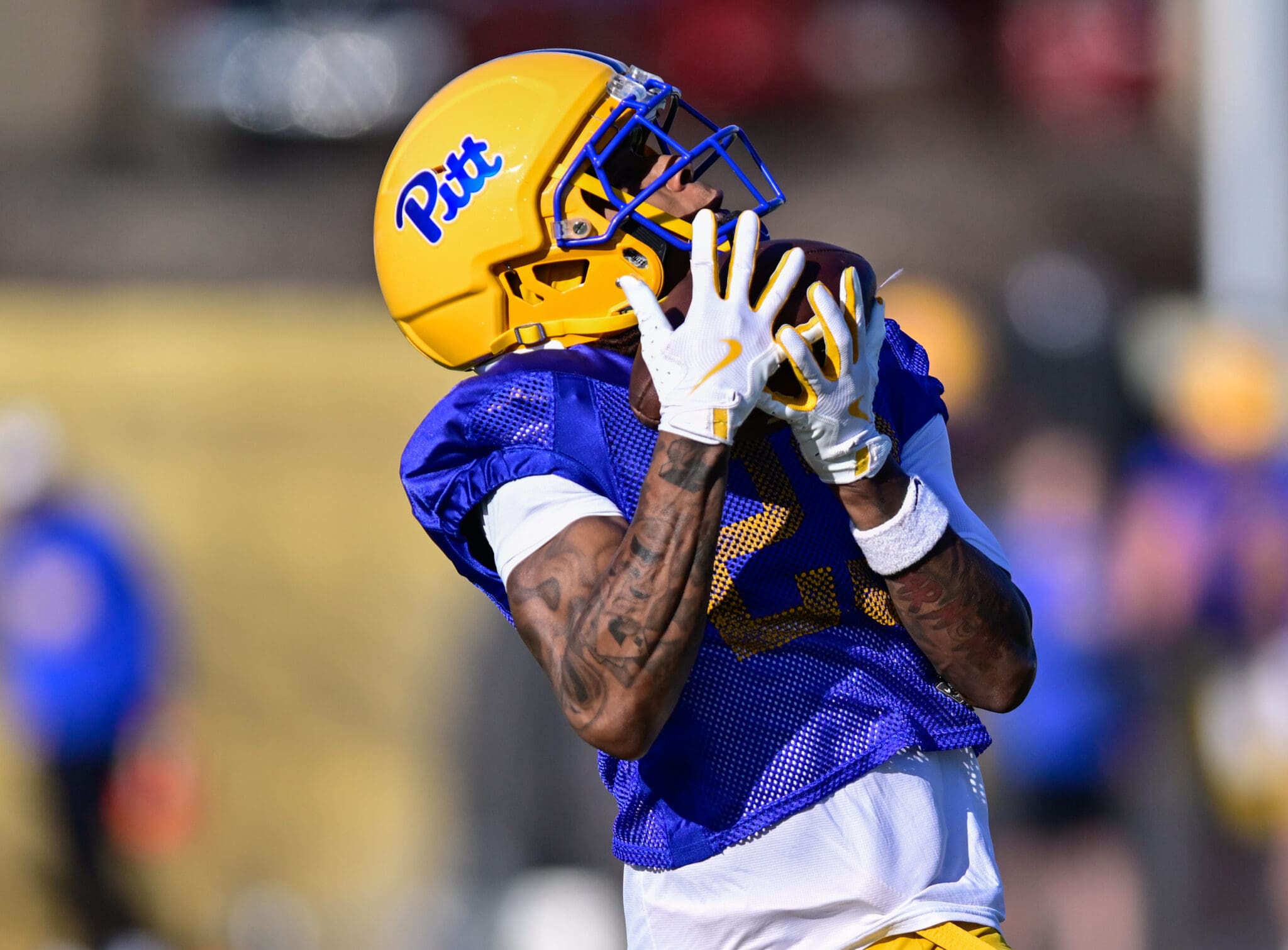Pitt wide receiver Zion Fowler-El. March 11, 2025 / Ed Thompson. PSN.