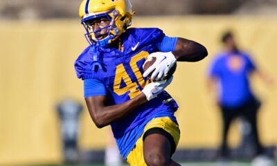 Pitt football walk-on wide receiver Amah Agwu. March 13, 2025 -- Ed Thompson / PSN.