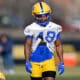 Pitt defensive back Matthew Amofa during spring practice on March 13, 2025 -- Ed Thompson / PSN