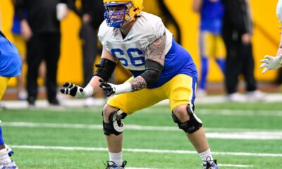 Pitt offensive guard transfer Keith Gouveia. March 24, 2025 / Ed Thompson. PSN