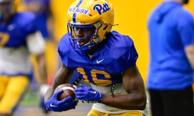 Pitt safety Jesse Anderson. March 24, 2025 -- Ed Thompson / PSN