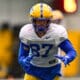 Pitt tight end Jake Overman during spring practice on March 27, 2025 / Ed Thompson. PSN.