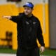 Pitt offensive coordinator Kade Bell. April 10, 2025 -- Ed Thompson / PSN