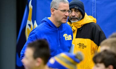 Longtime Pitt sports information director E.J. Borghetti is moving into a new role at the university. April 12, 2025 -- Ed Thompson / PSN
