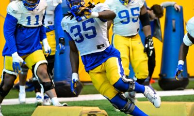 Pitt freshman defensive lineman JuJu Anderson. April 8, 2025 -- Ed Thompson / PSN