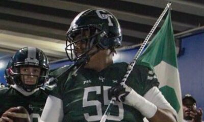 Pitt a top option for four-star offensive lineman Khalief Canty Jr. Photo courtesy of Canty's X account.