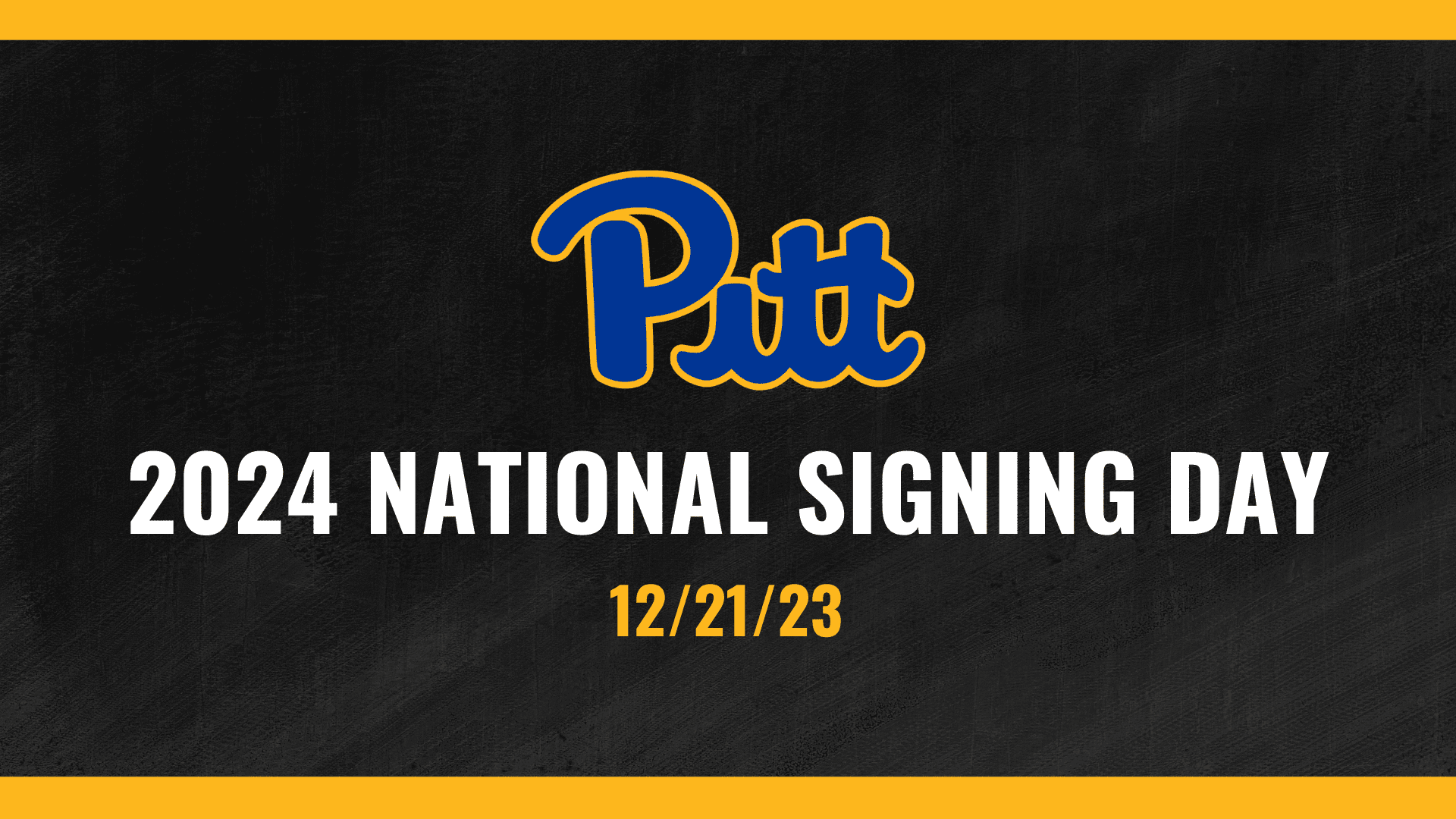 Pitt football National Signing Day 2024. Narduzzi.