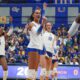 Pitt volleyball. Olivia Babock and Rachel Fairbanks Win ACC Freshman and Setter of the Year honors