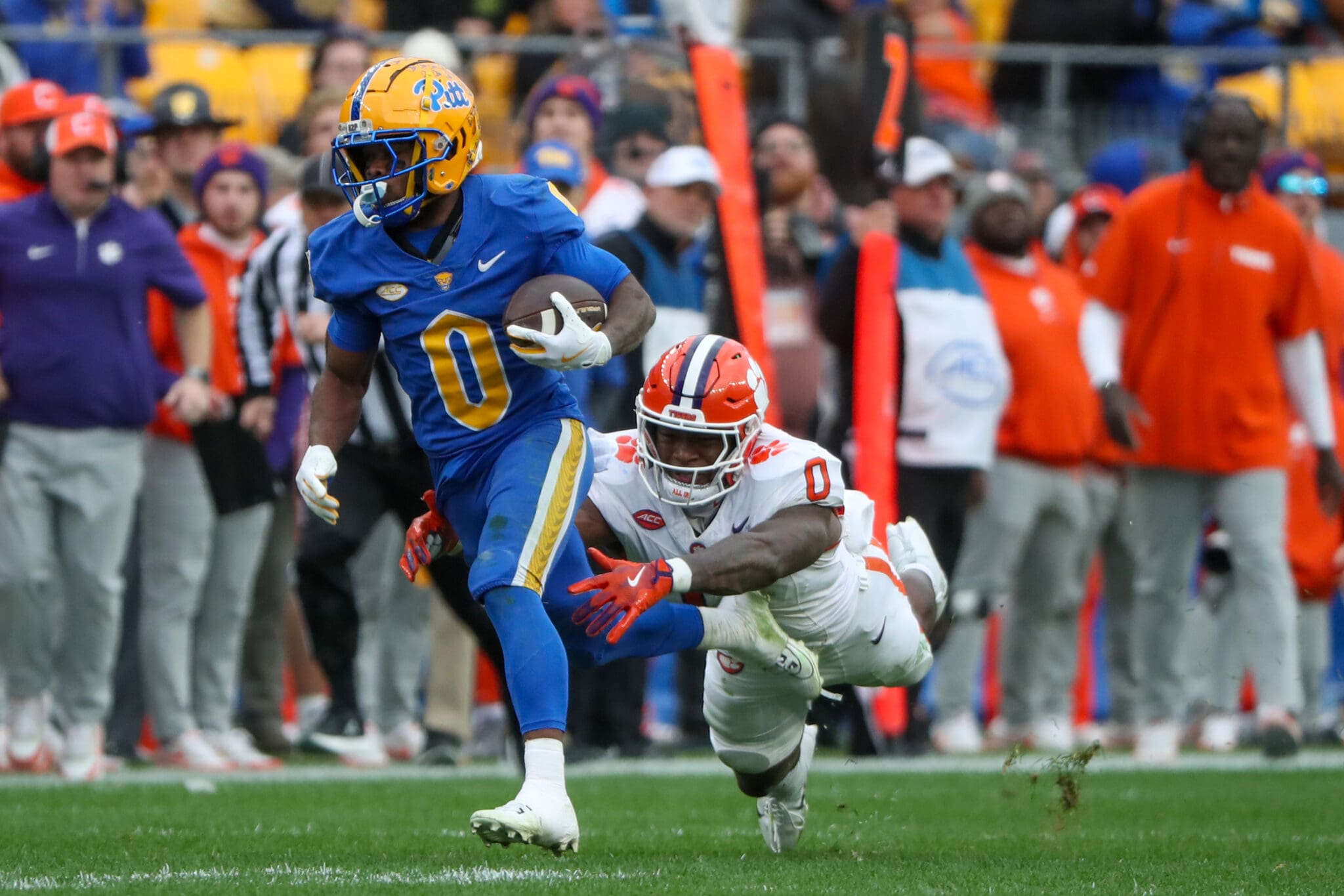 Pitt Panthers running back Desmond Reid (0) November 16, 2024 David Hague/PSN