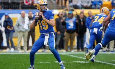 Pitt quarterback Nate Yarnell.