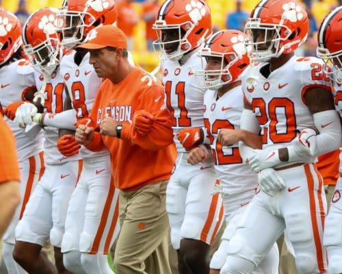 Clemson head coach Dabo Swinney.