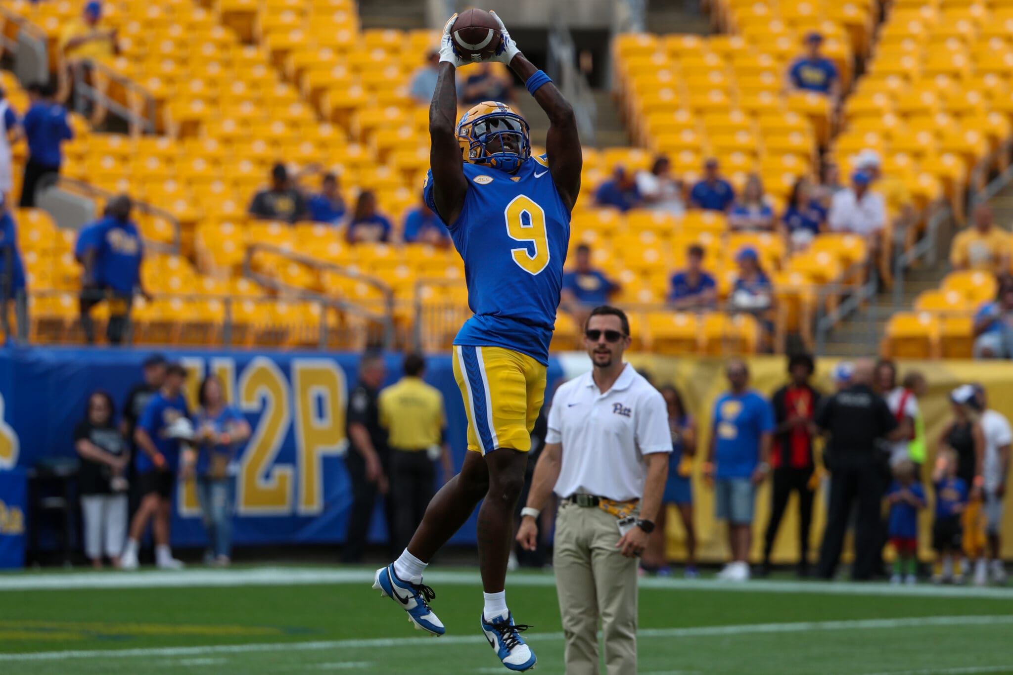 Pittsburgh Panthers wide receiver Konata Mumpfield (9) August 31, 2024 David Hague/PSN