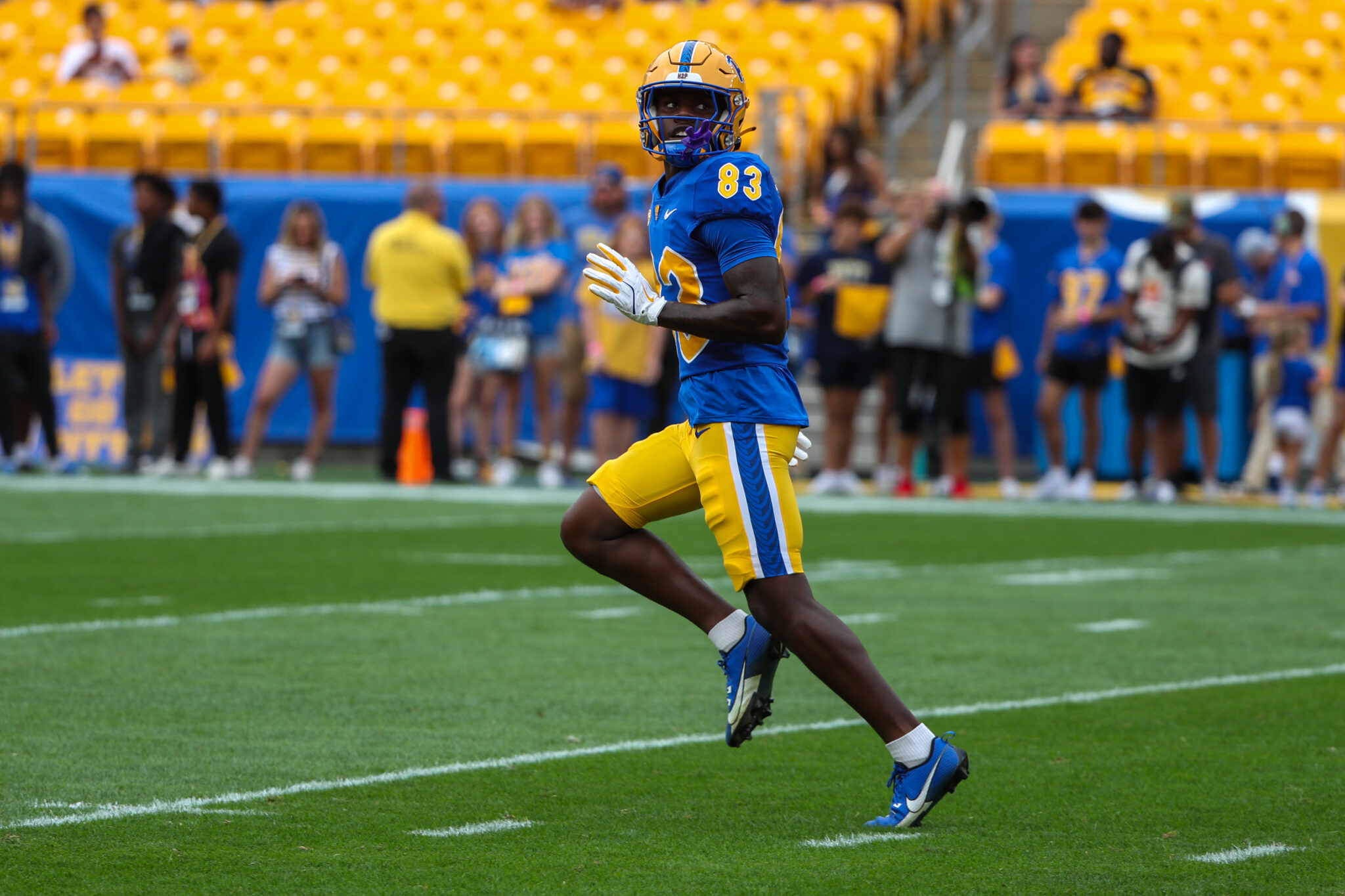 Pitt wide receiver Lamar Seymore.