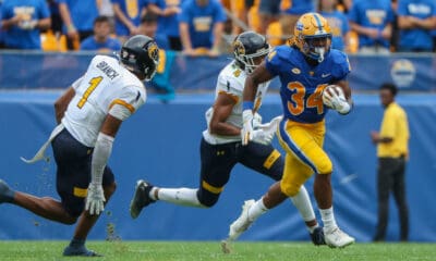 Pitt Panthers running back Derrick Davis Jr. (34) August 31, 2024 Photo by David Hague/PSN
