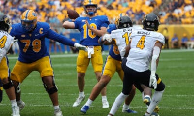 Pitt quarterback Eli Holstein