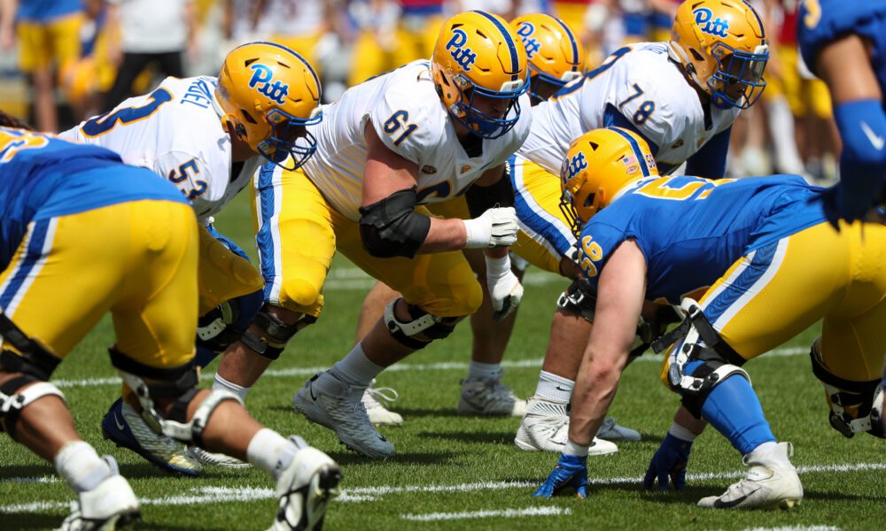 Pitt offensive lineman Ryan Jacoby.