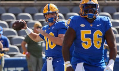 Pitt quarterback Eli Holstein.