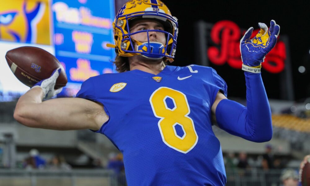 Former Pitt quarterback Kenny Pickett.