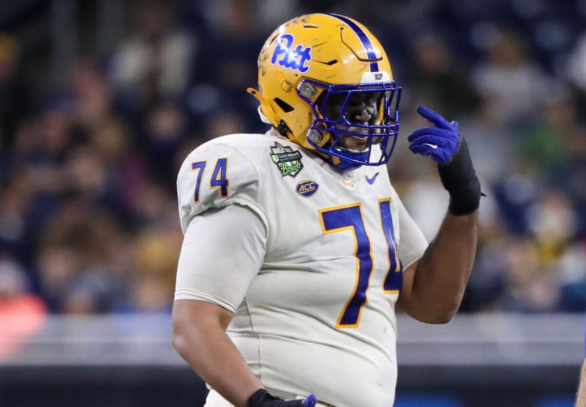 Former Pitt offensive lineman Terrence Enos Jr. (74) December 26, 2024 David Hague/PSN