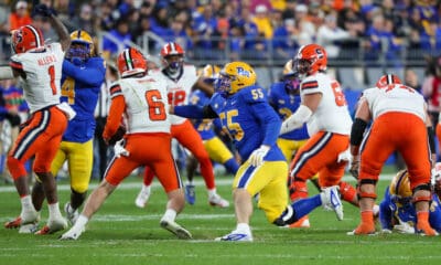 Pitt defensive tackle Sean FitzSimmons.