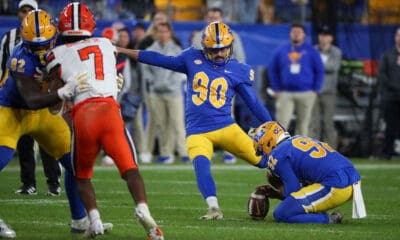 Pitt kicker Ben Sauls.