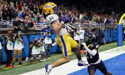 Pitt tight end Gavin Bartholomew.