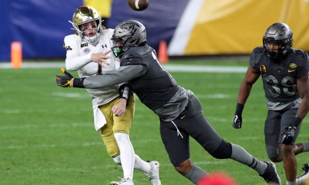 Pitt Football and Notre Dame football. Pitt-Notre Dame