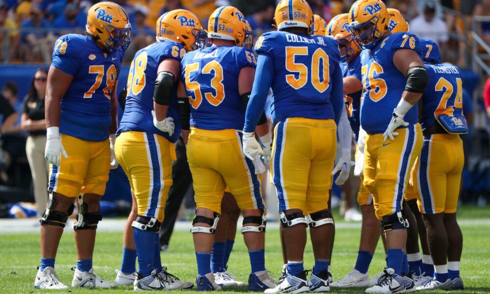 Pitt offensive line.