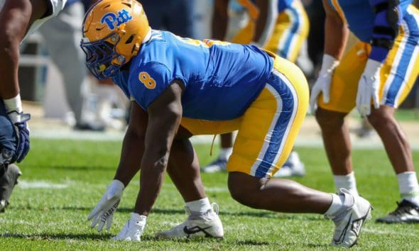 Pitt Panthers defensive lineman Calijah Kancey (8) September 24, 2022 David Hague/PSN