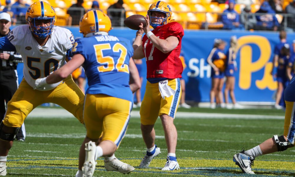 Pitt walk-on quarterback Jake Frantl