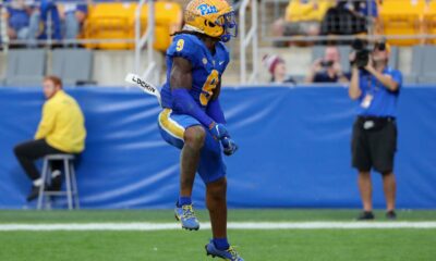 Pitt Panthers linebacker Kyle Louis (9) October 12, 2024 David Hague/PSN