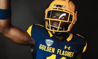Pitt wide receiver target Trell Harris.