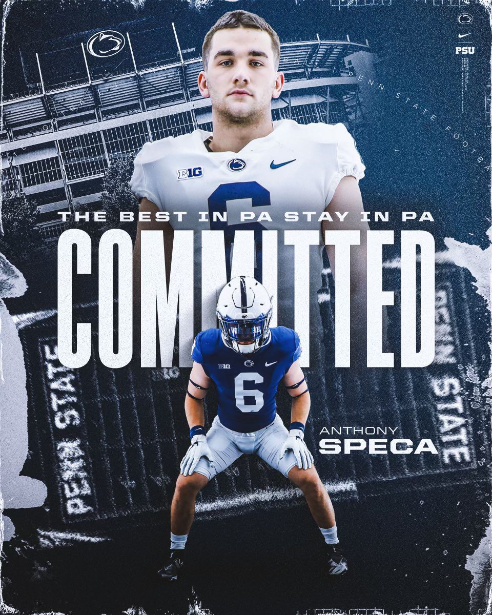 2024 4-Star Central Catholic LB Anthony Speca Commits to Penn State - Pittsburgh  Sports Now