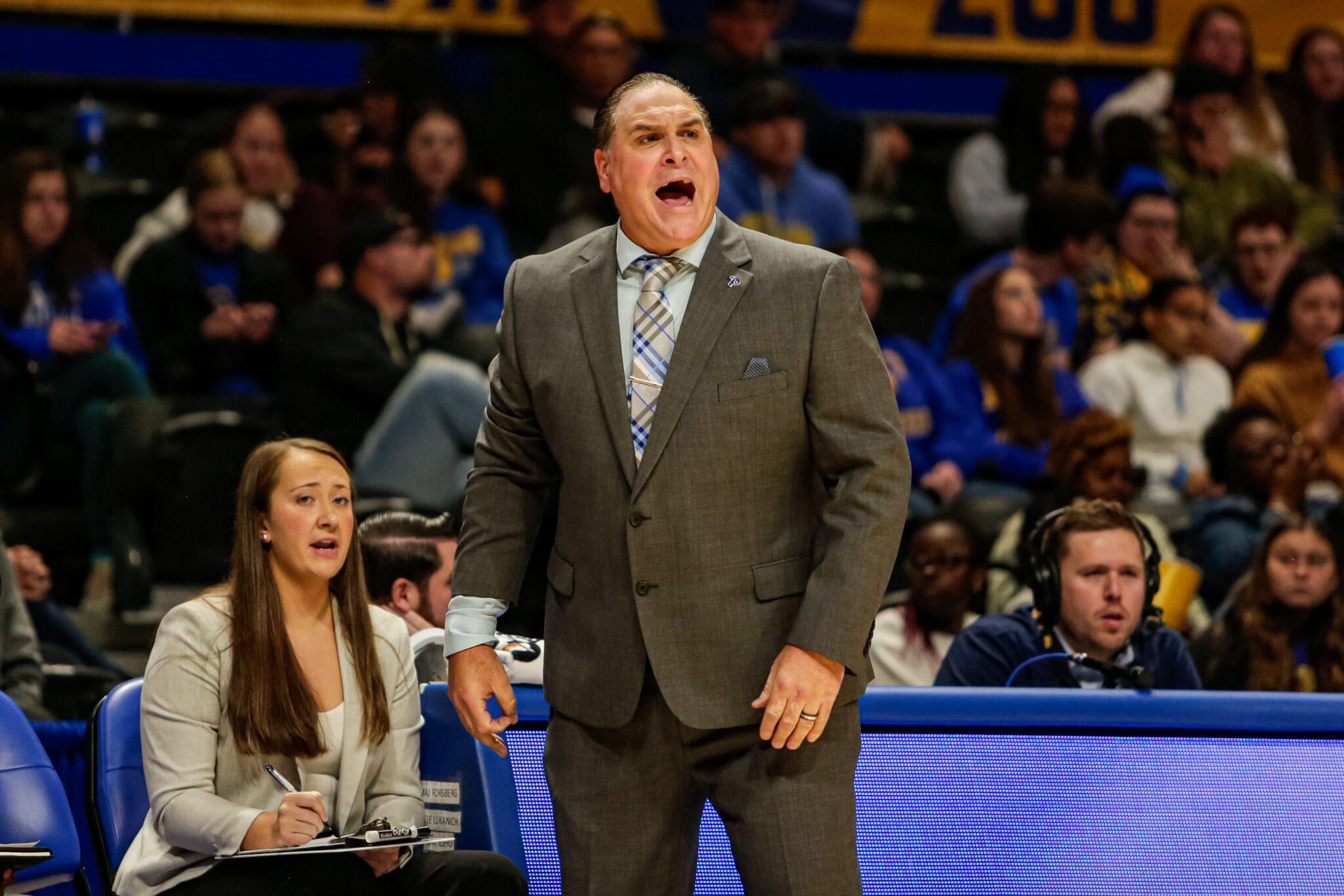 Pitt women's basketball head coach Tory Verdi
