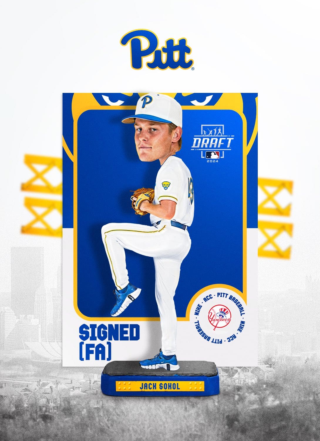 Former Pitt pitcher Jack Sokol