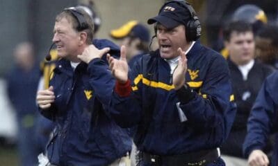 West Virginia head coach Rich Rodriguez.