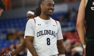 Robert Morris guard Kam Woods during a game against Green Bay on Feb. 21, 2025 -- RMU Athletics