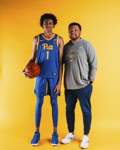 Braydon Hawthorne was on campus for an official visit to Pitt.