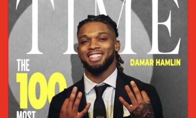 Damar Hamlin named as one of the top 100 most influential people in health by TIME Magazine.