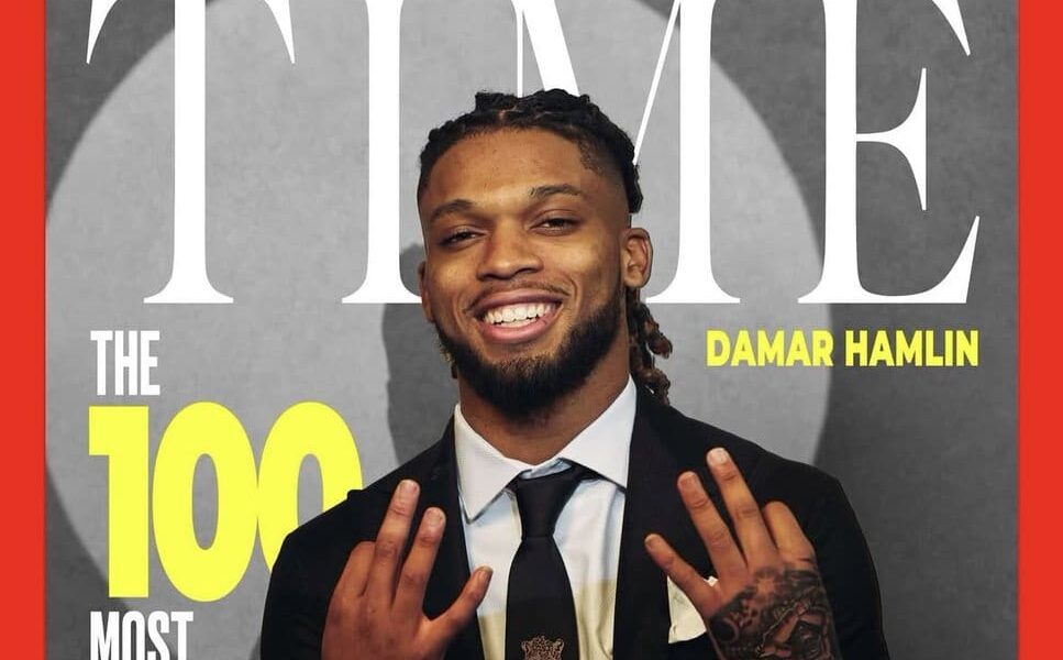 Damar Hamlin named as one of the top 100 most influential people in health by TIME Magazine.