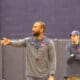Duquesne men's basketball head coach Dru Joyce III in a practice. Photo via George Michalowski.